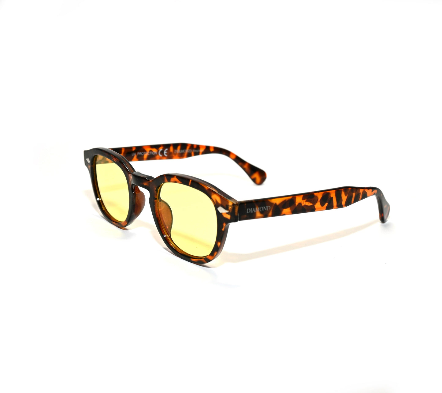 Diamond Berlin tortoiseshell with yellow lenses