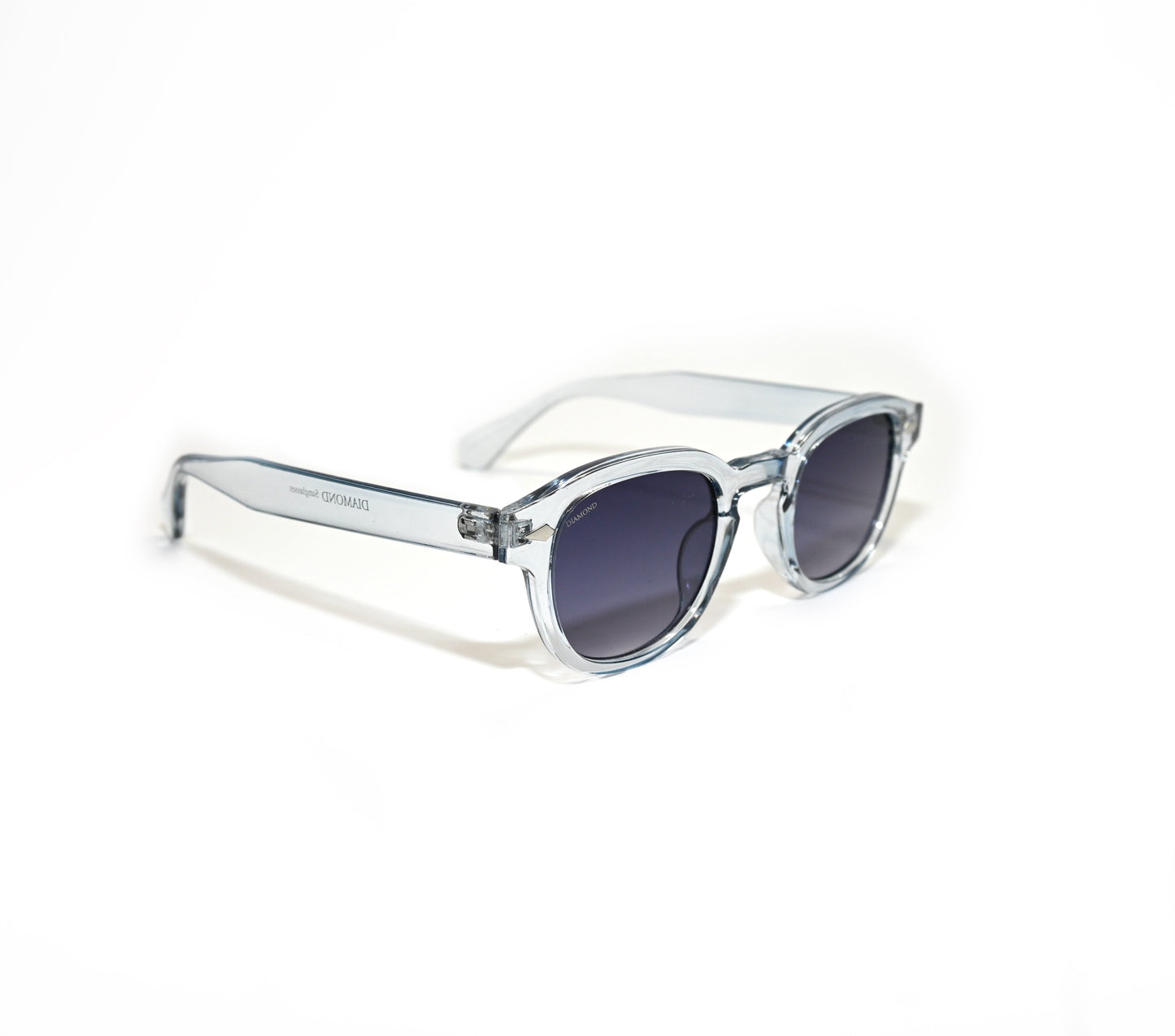 Diamond Berlino Trasparenti con lente blu sfumata